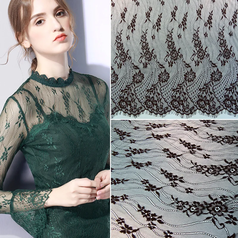 

ZOTOONE 3 Meters French Lace Fabrics 2018 African Tulle Lace Trim DIY Crafts Wedding Dress Clothing Bra Lace Material Handmade