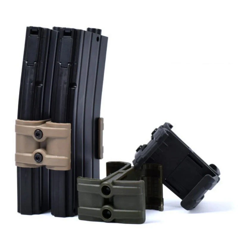 Тактическая Винтовка Airsoft магазин для патронов Параллельный разъем M4 MAG595 двойной магнитный зажим клип в стиле милитари Принадлежности для охоты