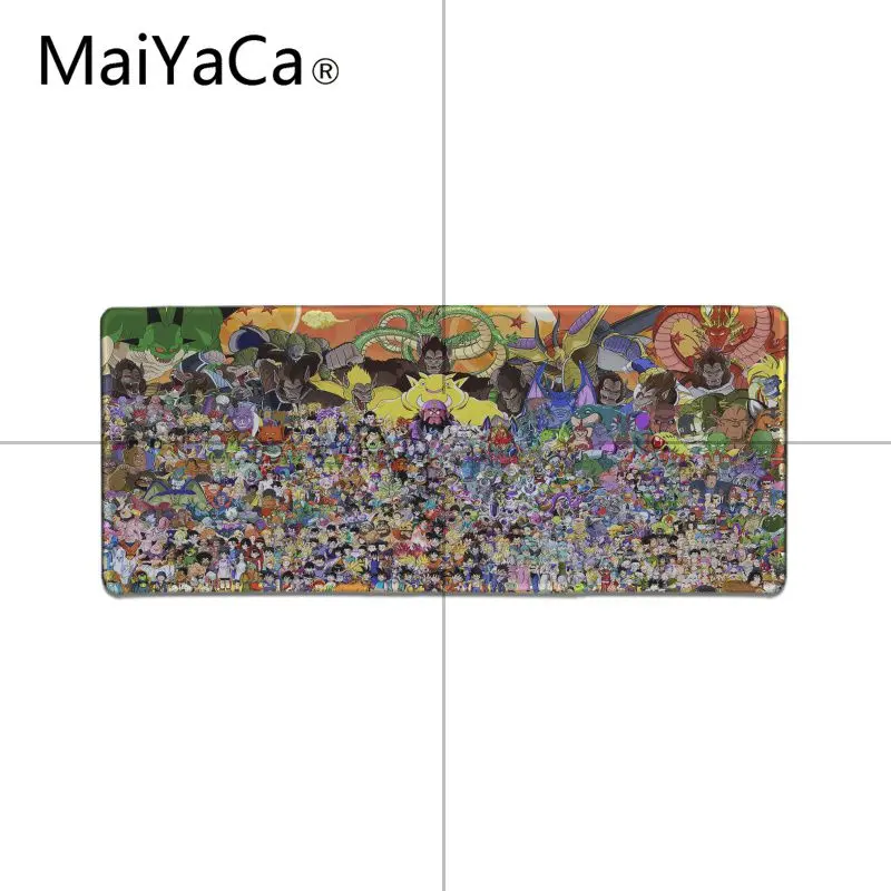 MaiYaCa Дизайн Dragon Ball Z коврик для мыши геймер играть коврики большой игровой коврик для мыши Lockedge Мышь коврик клавиатура pad