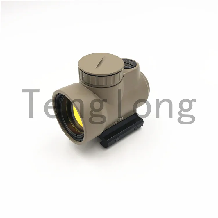 MRO Style Red Dot Sight Holographic Sight Reflex Sight Airsoft Toy with Low Mount(Black / Tan