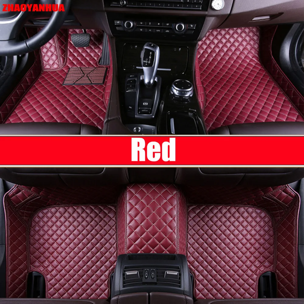 

ZHAOYANHUA car floor mats for Skoda Superb Yeti Fabia Rapid spaceback 6D heavy duty car styling carpet floor liner