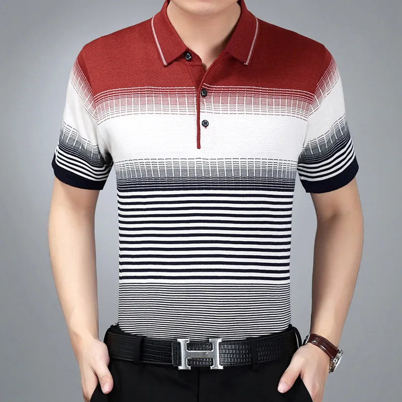 2017 летняя мода бренд мужской бизнес-polo рубашка лоскутная slim fit с коротким рукавом