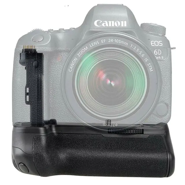 Вертикальная Батарейная ручка для камеры Canon 6D Mark II 6D2 аккумулятор dslr Замена BG