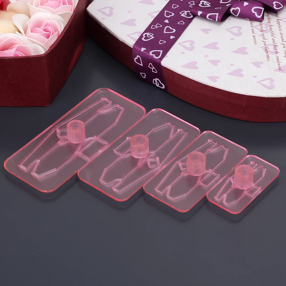 4 шт. форма для украшения торта кекса печенья тиснение резак Sugarcraft помадка