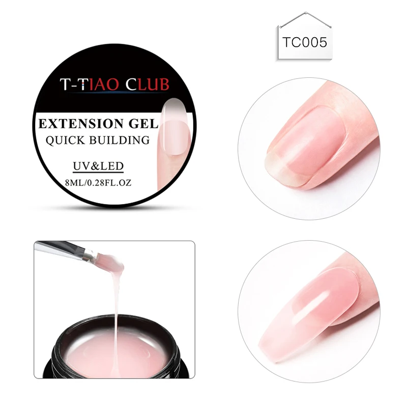 T-TIAO CLUB матовая основа и верхнее покрытие УФ гель лак для ногтей 8 мл Прозрачный впитывающий праймер Гель-лак для нейл-арта маникюра - Цвет: AAS00725
