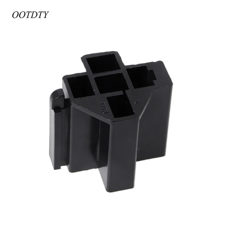 OOTDTY 40A 5-контактный релейный разъем с 5x6,3 мм терминалы автомобилей грузовик реле транспортного средства Чехол держатель