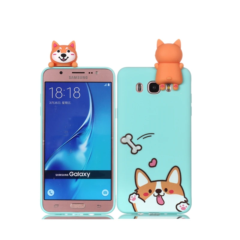 Etui для samsung Galaxy J5 j510 чехол для телефона 3D Единорог Panda собачий силиконовый чехол на СПС Coque samsung J5 J3 J7 J случаях