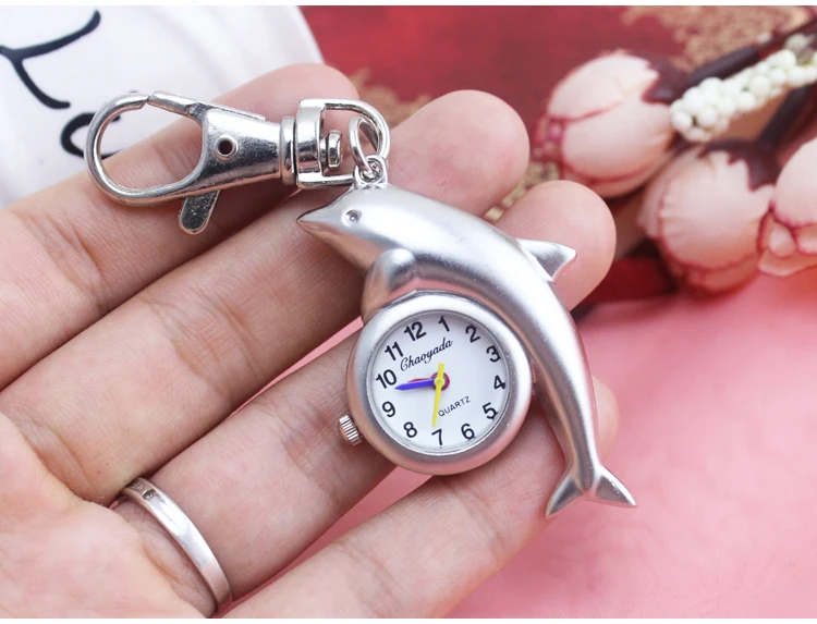 Кролик Медведь Свинья Жираф Маленький Дельфин Сумочка Прямоугольный циферблат