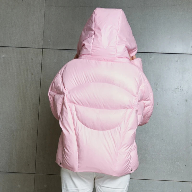 Брендовая зимняя куртка 2020 Женская Повседневная теплая на утином пуху с