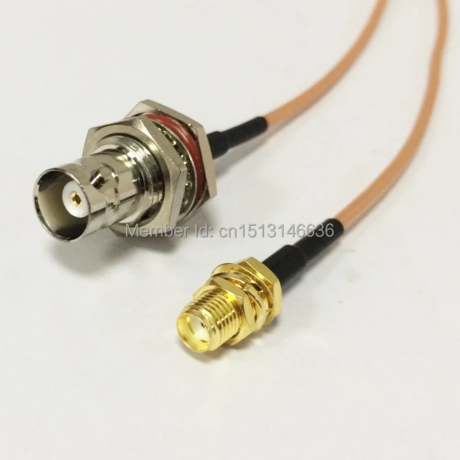 

Wireless Router Cable SMA Female Jack To BNC Female Jack RG316 Wholesale Fast Ship 15CM 6inch