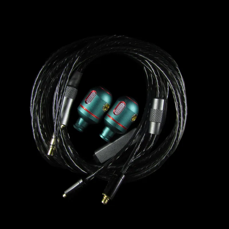 DIY Сменные MMCX DD динамический SE215 гарнитура Hifi в ухо наушники стерео Бас зеленый с