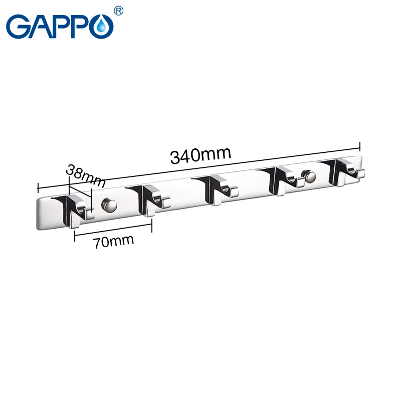 Настенный держатель для полотенец GAPPO крючки халата подвесного хранения