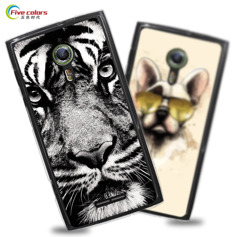 Пять цветов роскошная силиконовая мягкая Задняя накладка чехла из ТПУ для Alcatel One