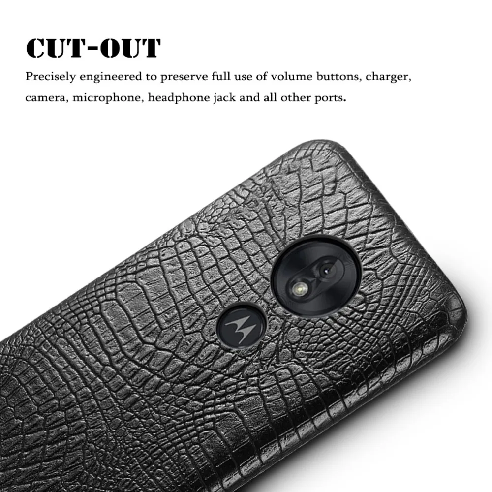 SLEO For Motorola Moto G7 Play Case PU Leather Hard Back for Phone Cover 5.7&quot |