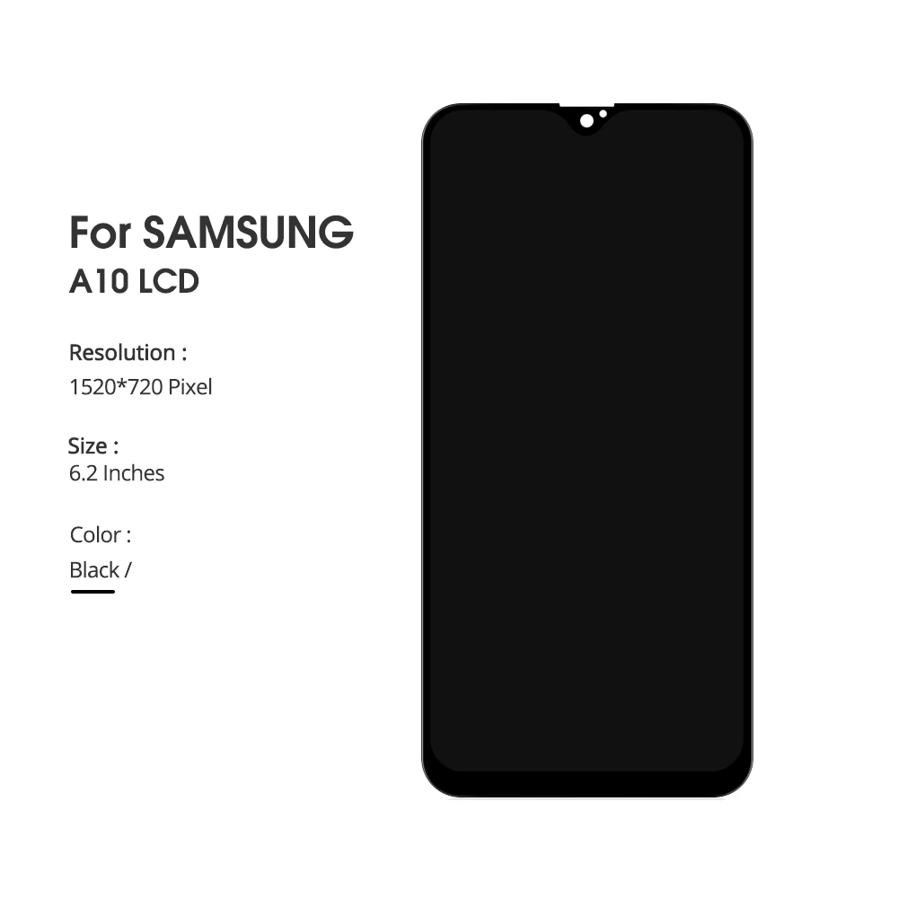 6,2 ''ЖК-дисплей для samsung Galaxy A10 A105 A105F SM-A105F ЖК-кодирующий преобразователь сенсорного экрана в сборе Замена