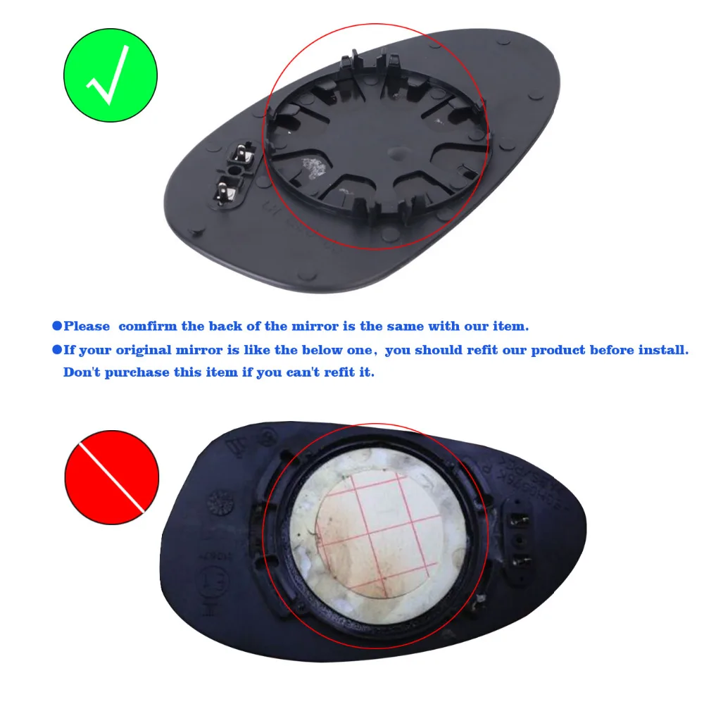 Правая сторона теплое крыло дверное зеркало стекло для BMW E85 Z4 E82 E86 E88 128i 135i E90 E91 E92