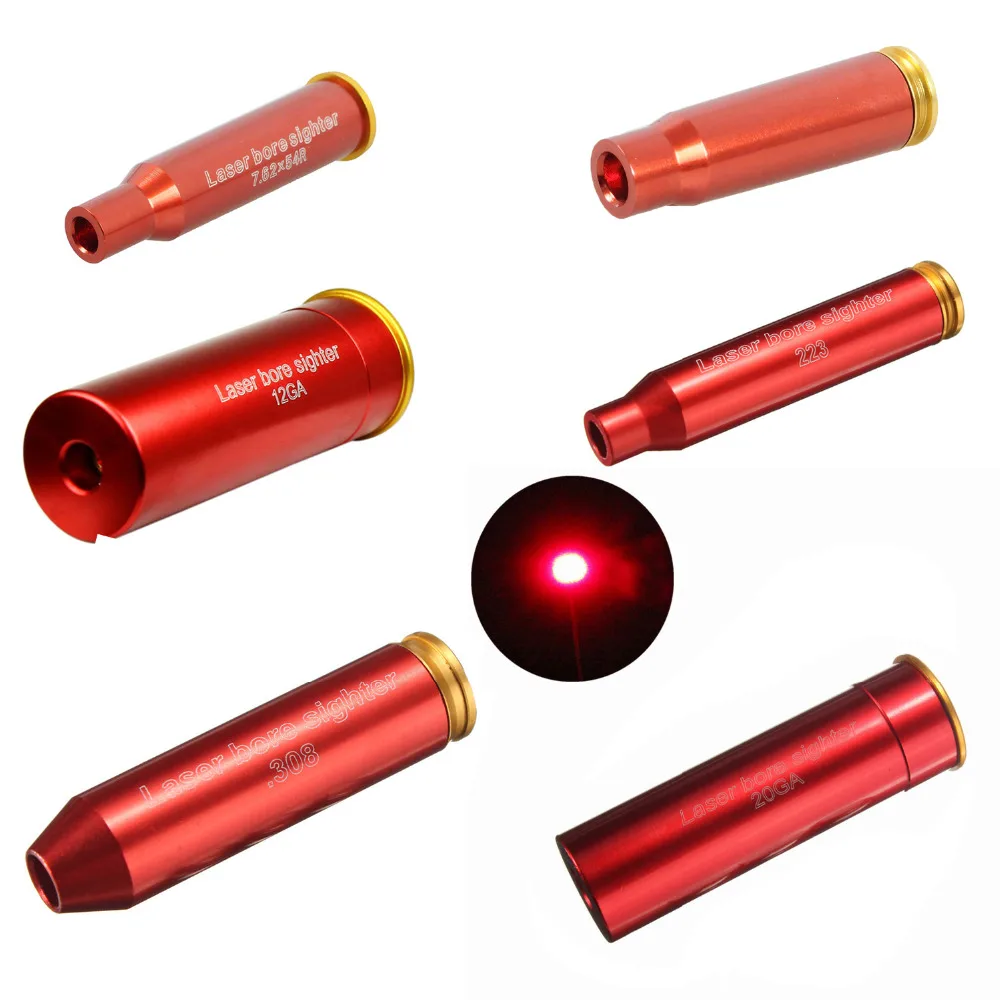 Тактический лазерный прицел GUGULUZA CAL. 223/12GA/20GA/308/7. 62X54R/7.62X39R BoreSighter картридж лазерный прицел для охоты