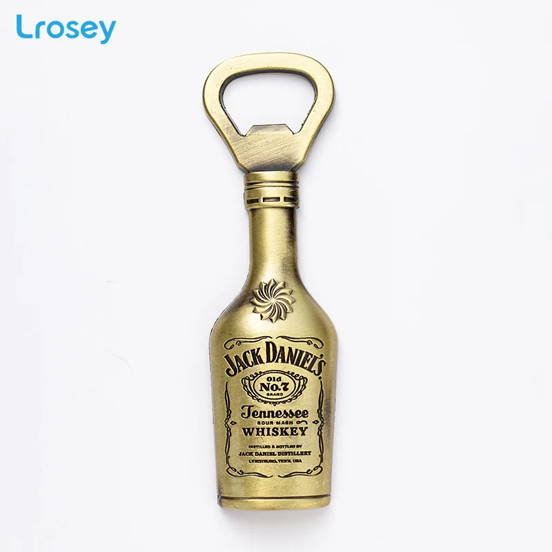 Wine bottle 3D открывалка для бутылок магниты на холодильник Англия Лондон швейцарские металлические магниты на холодильник домашний декор французская башня Европейский держатель для сообщений - Цвет: Wine bottle