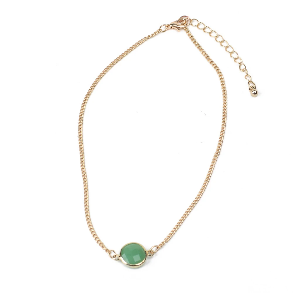 Многослойное колье ожерелье кристалл камень кулон для женские ожерелья