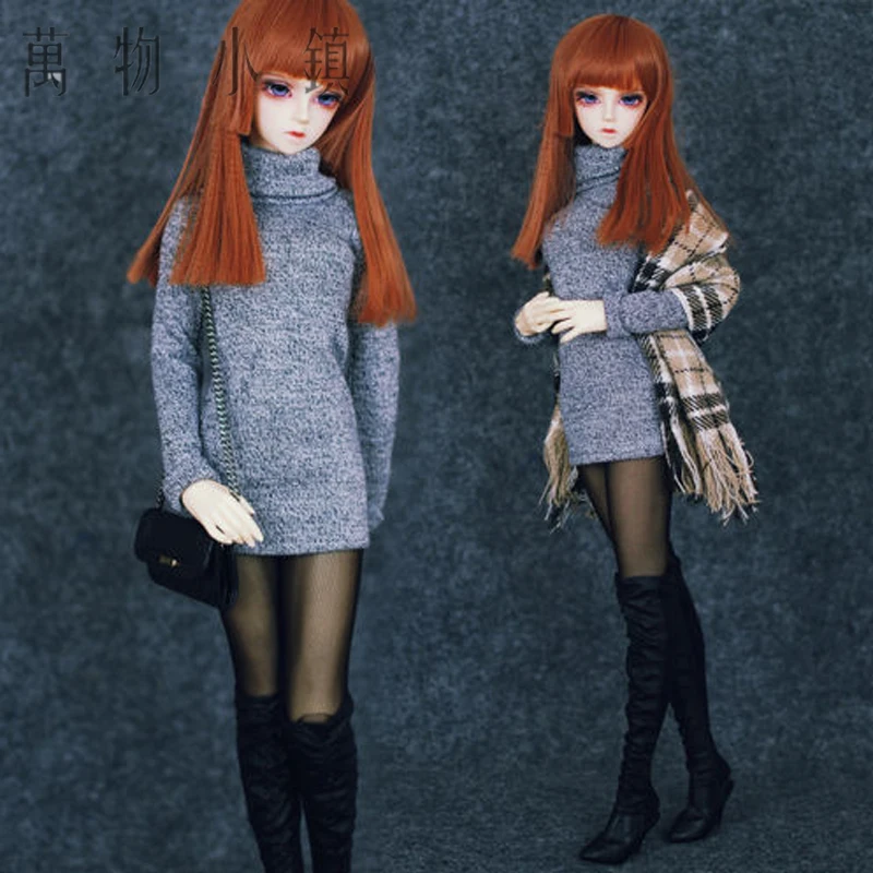 Принимаем заказы на новый BJD 1/3 1/4 кукольная одежда SD MSD светильник серое платье