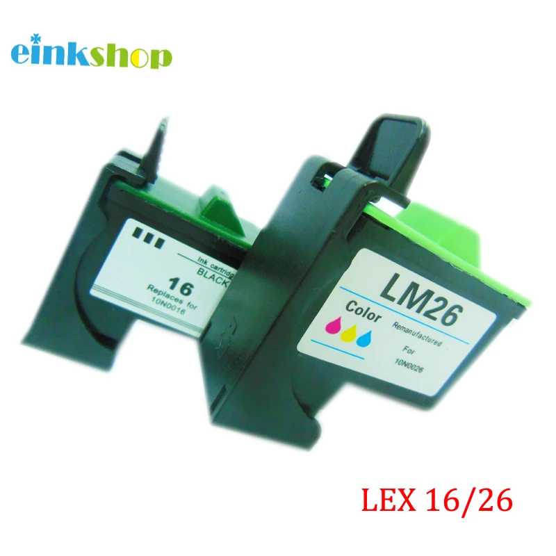 Einkshop для Lexmark 16 26 чернильный картридж Z615 X1100 X1150 X2250 X75 X1200 X1290 Z612 Z614 I3 Z13 Z23 Z25 Z35 |