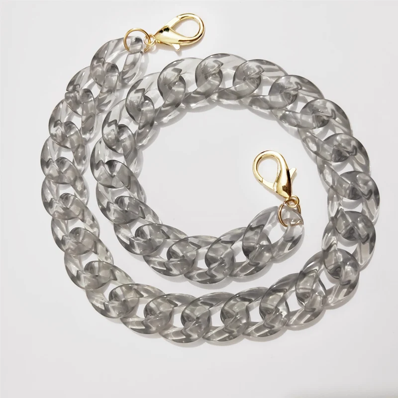03 IKE MARTI 1 шт. 60/120 см акриловой смолы цепи для accessorieshandiy Для женщин Пластик кошелек цепи ремни для Сумки - Цвет: 03