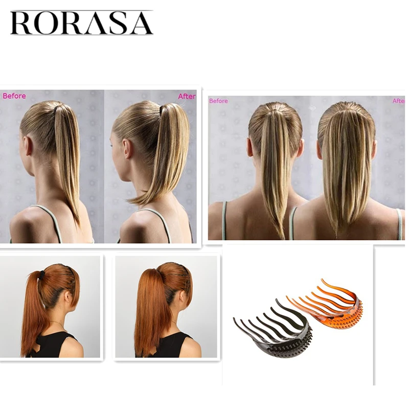 Леди Девушка DIY Инструменты для волос вставки объема заколки bouffant вставка зажим