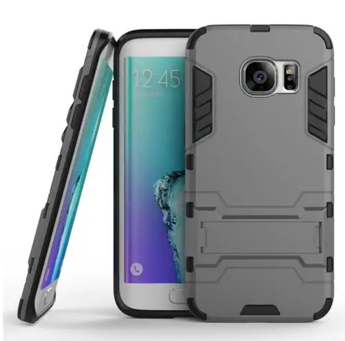 S7 edge гибридный жесткий мягкий прочный силиконовый резиновый чехол для телефона