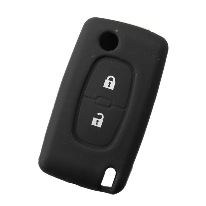 AUTO -2 Button Remote Key Case Holder Protect Cover For Peugeot 206 207 307 308 Silicone | Автомобили и мотоциклы