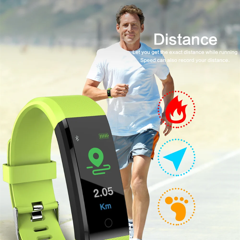 New Bluetooth Smart Watch Men Women Heart Rate Monitor Blood Pressure Fitness Smartwatch Pedometer Sport for ios android | Наручные часы