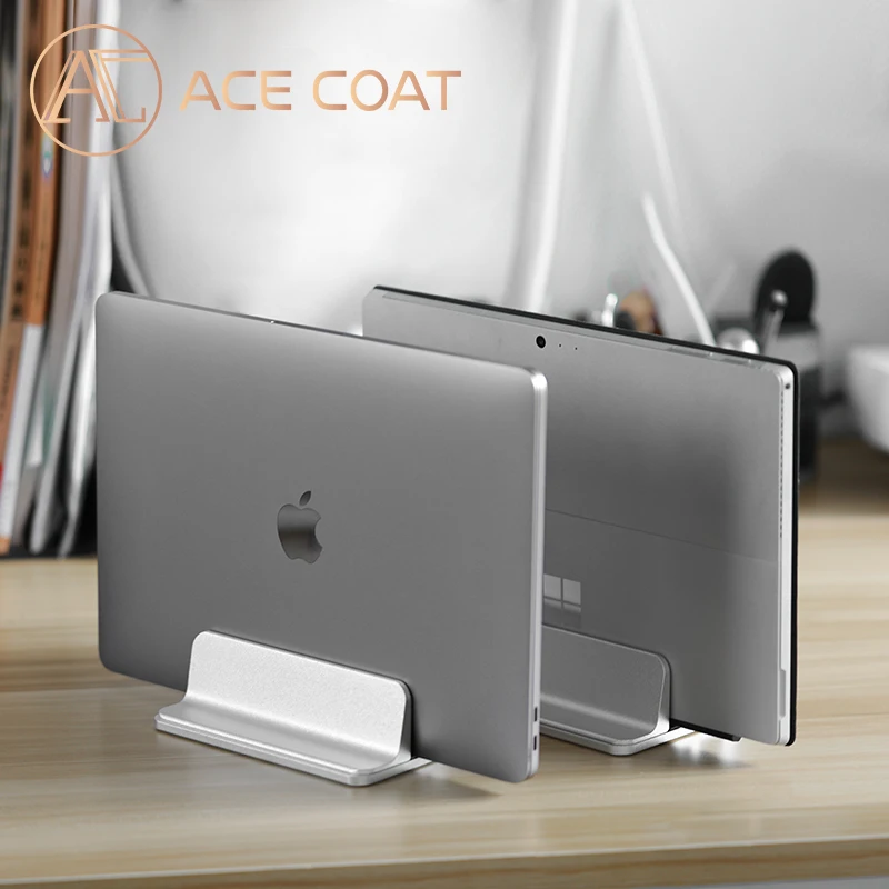 ACECOAT вертикальная подставка для ноутбука из алюминиевого сплава, регулируемый держатель для ноутбука, настольная док-станция, подставка под Макбук, поверхность Chromebook