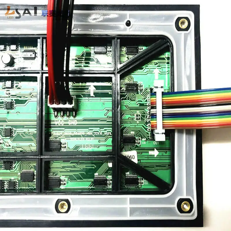 Модуль светодиодной панели LianSai P8 256*128 мм 32*16 пикселей 1/4 сканирования SMD3535 RGB полноцветный модуль светодиодной панели P8 от AliExpress RU&CIS NEW