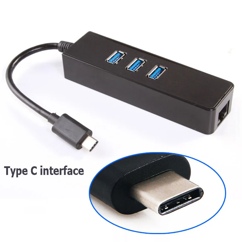 USB 3.0 Type C стандарта 3 1 с портами|usb lan gigabit|usb 3.1 rj45usb-c type |