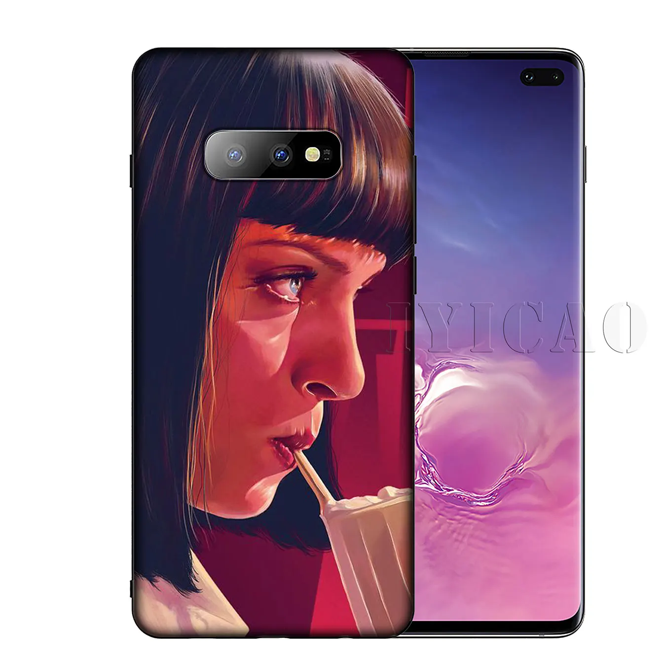 IYICAO Мягкий силиконовый чехол для телефона Samsung Galaxy S10 S9 S8 Plus S6 S7 Edge S10e E |