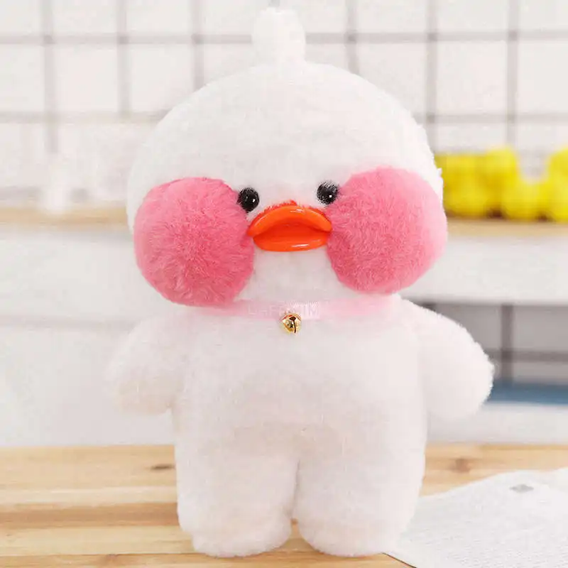 NO.3 28 см LaLafanfan Kawaii кафе Мими желтая утка плюшевая игрушка милая мягкая кукла мягкие животные куклы детские игрушки подарок на день рождения для девочек - Цвет: NO.3