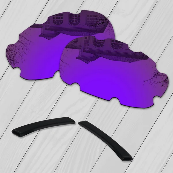Purple-Ear Socks E.O.S поляризованные улучшенная замена линз для Oakley десять солнцезащитные очки с отверстиями-множественный выбор - Цвет линз: Purple-Ear Socks