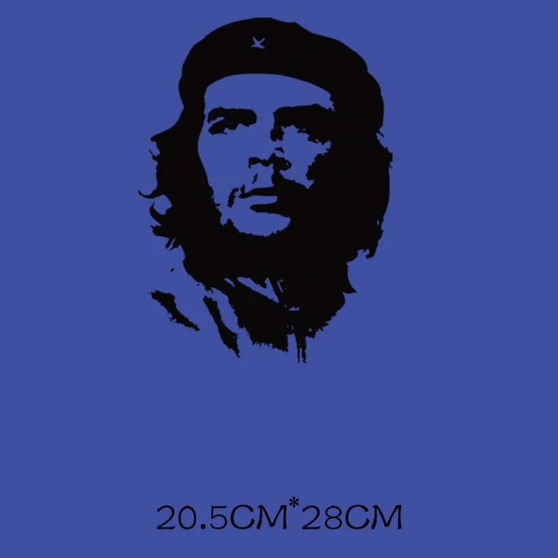 a Ernesto Guevara полосы применение одного термочувствительных пластырей гладить на передачи для одежды термо-Стикеры для одежды на одежду топы - Цвет: a