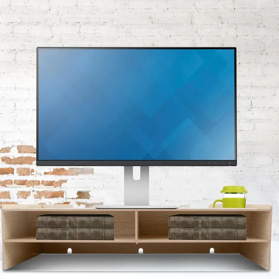 Ноутбук компьютерный стол деревянный Компьютер ТВ монитор стеллаж для хранения