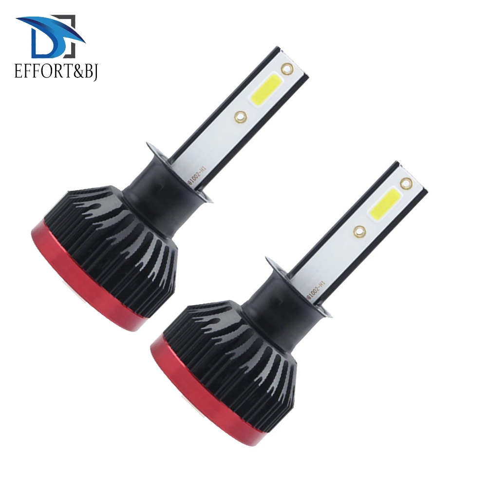 

Effort&BJ K1-1 Car LED Headlight H1 H3 H7 H4 H8 H9 H11 9012 9005 9006 Auto Bulb 80W 6000LM 6000K