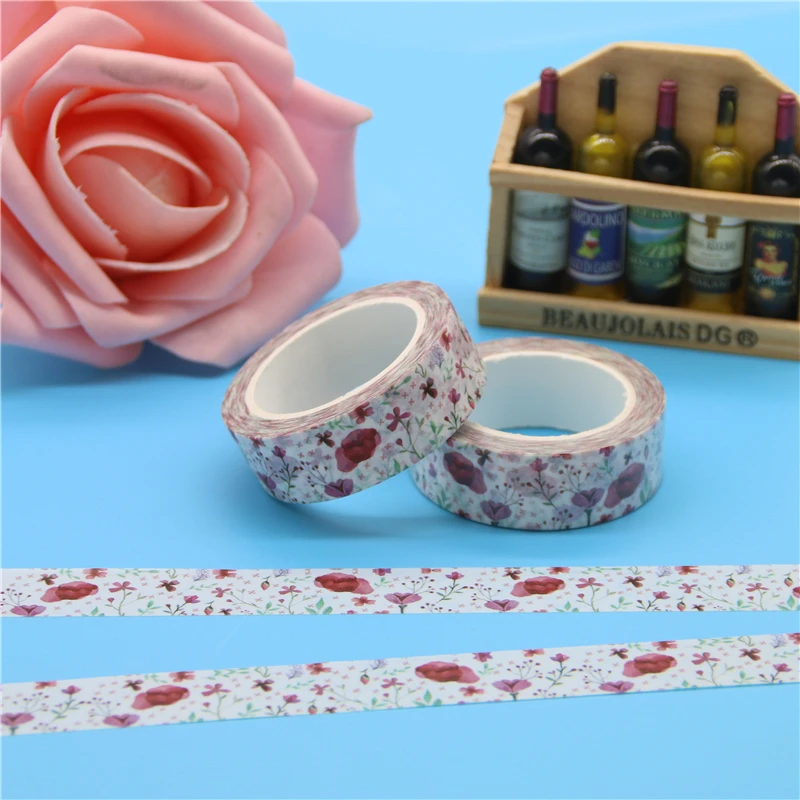 1 шт./упак. цветок растение свадебная брошь японский васи декоративные ленты Клей