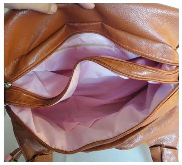 Дизайнер мешок Материал : полиуретан + орнамент Размер 35 x 22 см 3 различных цветов (