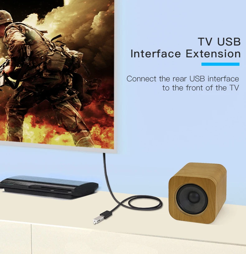 Vention USB-USB кабель-удлинитель папа-мама USB2.0 3,0 кабель-код для компьютера для защиты USB порта 5 м 3 м 2 м кабель-удлинитель