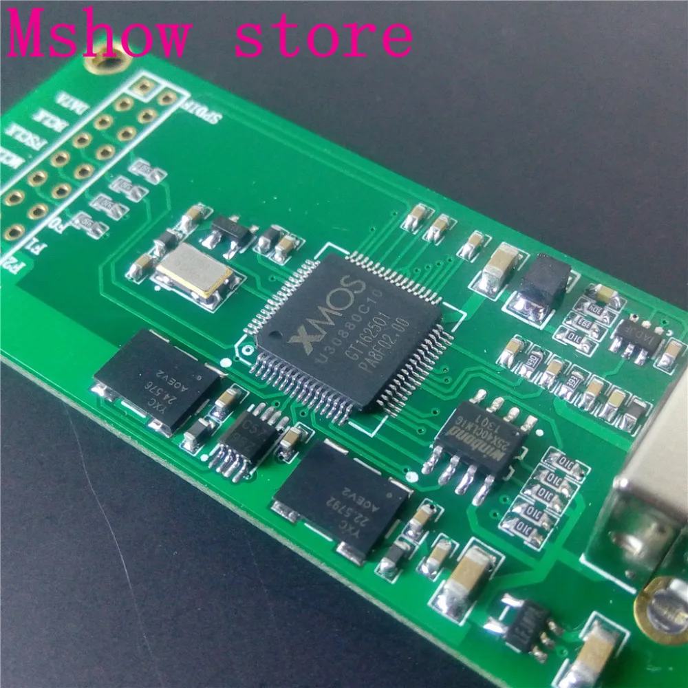 Mshow цифровой интерфейсный модуль XU208 XMOS U8 USB DSD ies IIS обновленный SITIME Crystalfor