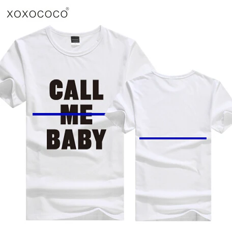 Kpop exo call me baby/футболка с короткими рукавами для мужчин и женщин летняя стильная