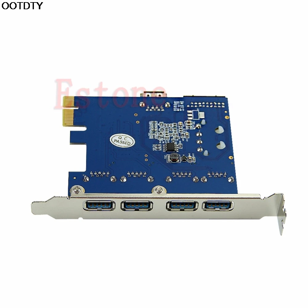 5 Порты PCI-E карта PCI Express USB 3,0+ 19 Pin разъем 4 Pin адаптер для Win