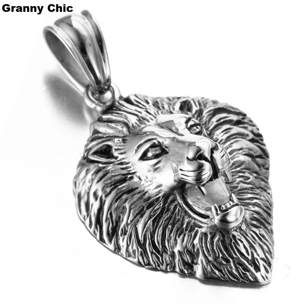 Мужское ювелирное изделие хит продаж серебряное готическое ожерелье из