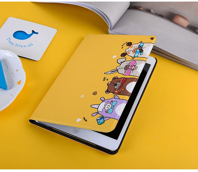 Для Ipad 2017 2018 Air 1 2 3 Mini 4 5 Pro 9 7 10 11 милые кошки собаки Животные чехол с рисунком из