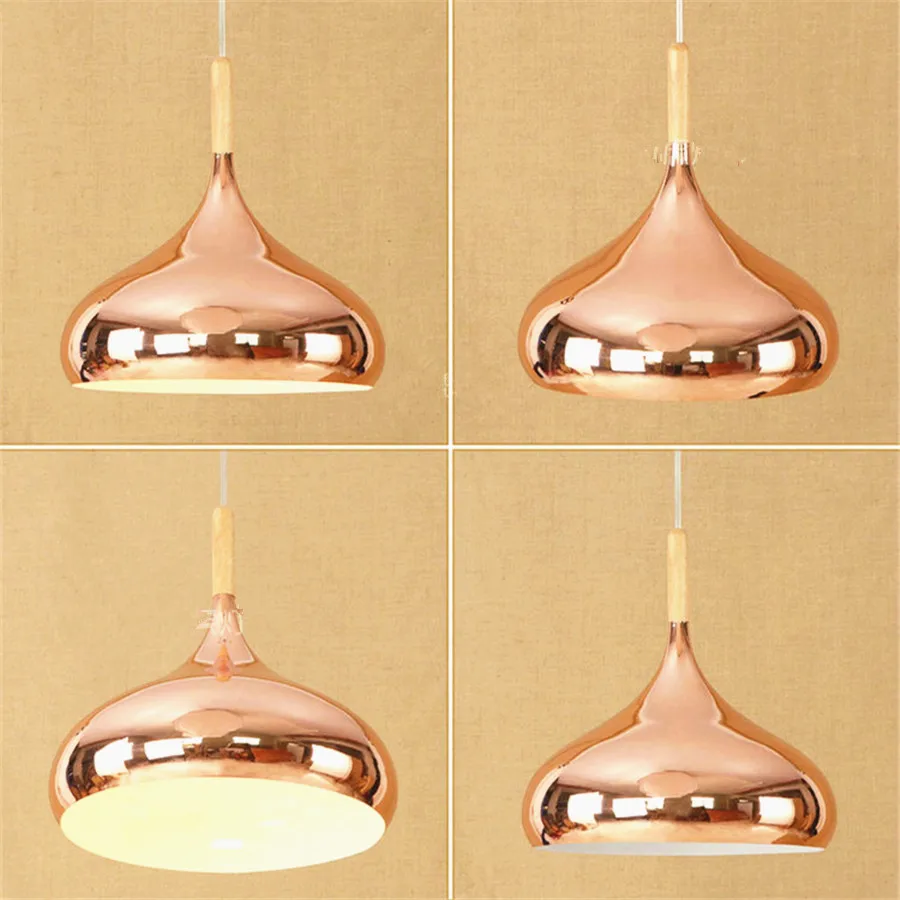 Северный постмодерн комнатный светильник розовое золото хромированная люстра