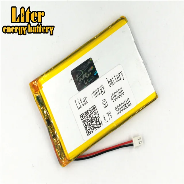 XHR-2P 2 54 3600mAh 406386 3 7 V литий-полимерная батарея 406585 студенческий планшетный