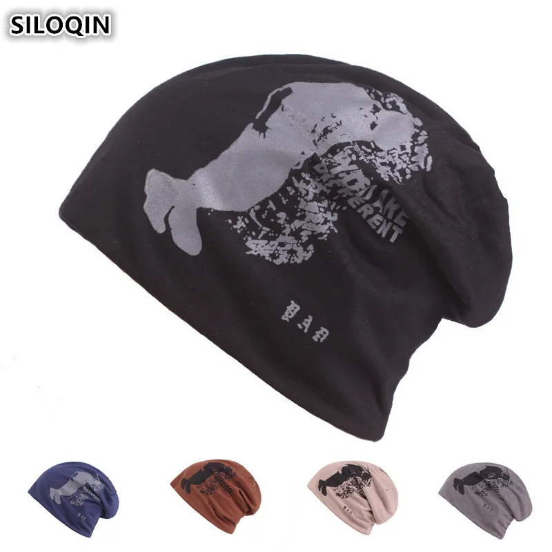 

SILOQIN Hip Hop Hat Wrap Skullies Beanies For Men Women Spring Autumn Unisex Beanie Casual Stacking Bonnet Caps Couple Ski Cap